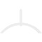 Ekena Millwork Archdale Architectural Grade PVC Gable Bracket, 72"W x 42"H x 2"D x 4"F, 14/12 Pitch GBP072X42X0204ARC00 - alternate 5